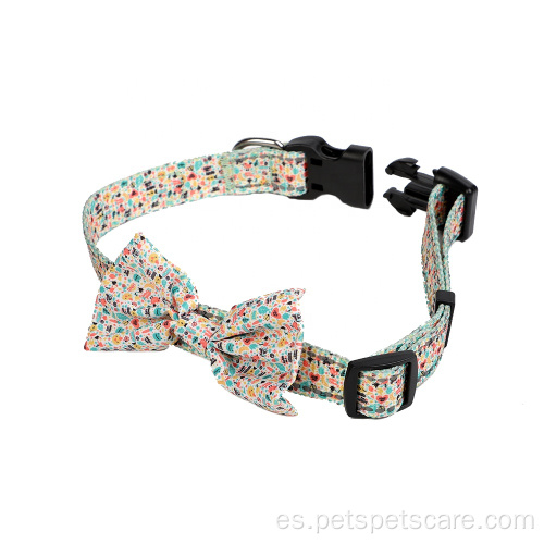 Collar de mascotas de calidad personalizada Bowtie Dog Collar